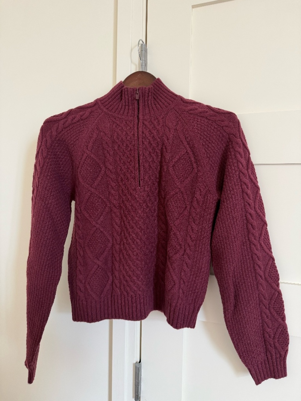 Aritzia Sunday's Best Boreal 1/4 Zip Sweater